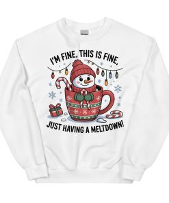 Having A Meltdown Funny Christmas Jumper