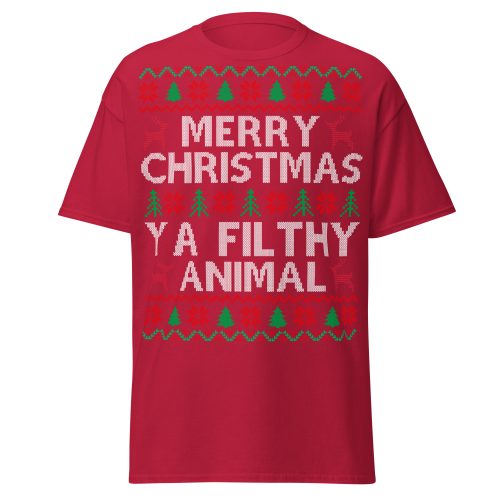 Merry Christmas Ya Filthy Animal – Christmas T-shirt
