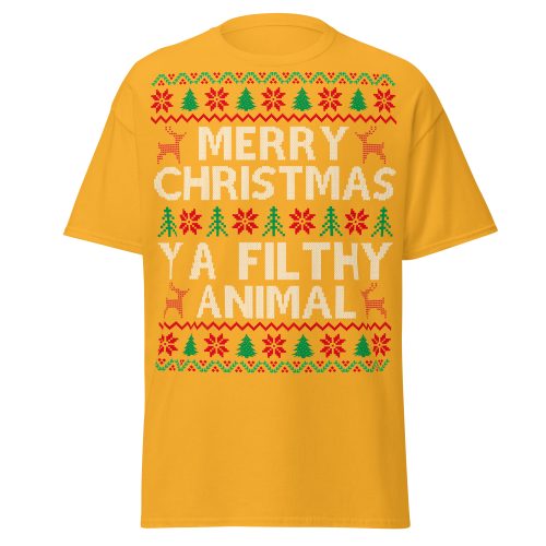 Merry Christmas Ya Filthy Animal – Christmas T-shirt