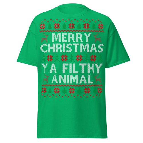 Merry Christmas Ya Filthy Animal – Christmas T-shirt