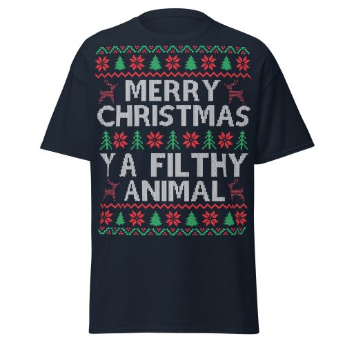 Merry Christmas Ya Filthy Animal – Christmas T-shirt
