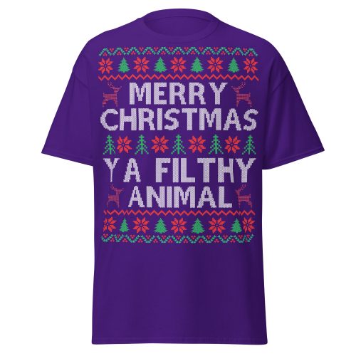 Merry Christmas Ya Filthy Animal – Christmas T-shirt