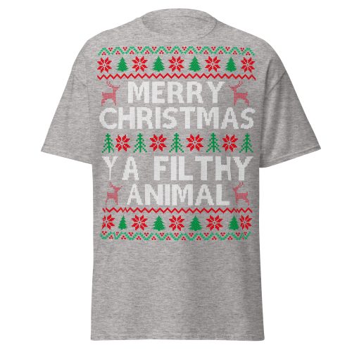 Merry Christmas Ya Filthy Animal – Christmas T-shirt