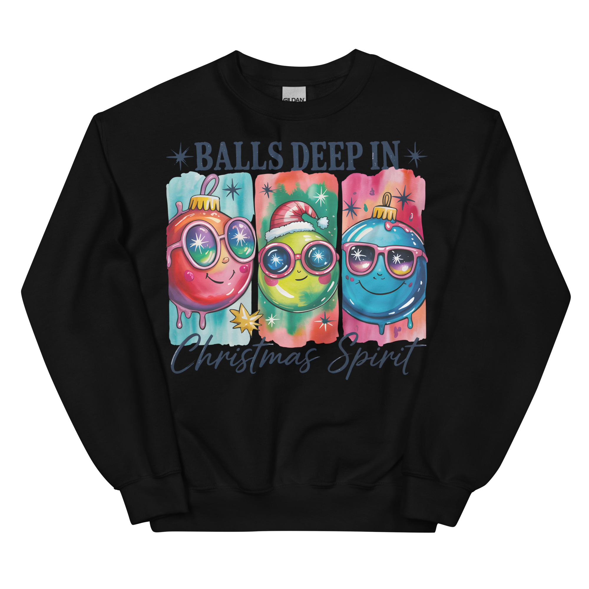 Balls Deep In Christmas Spirit – Rude Christmas Jumpers