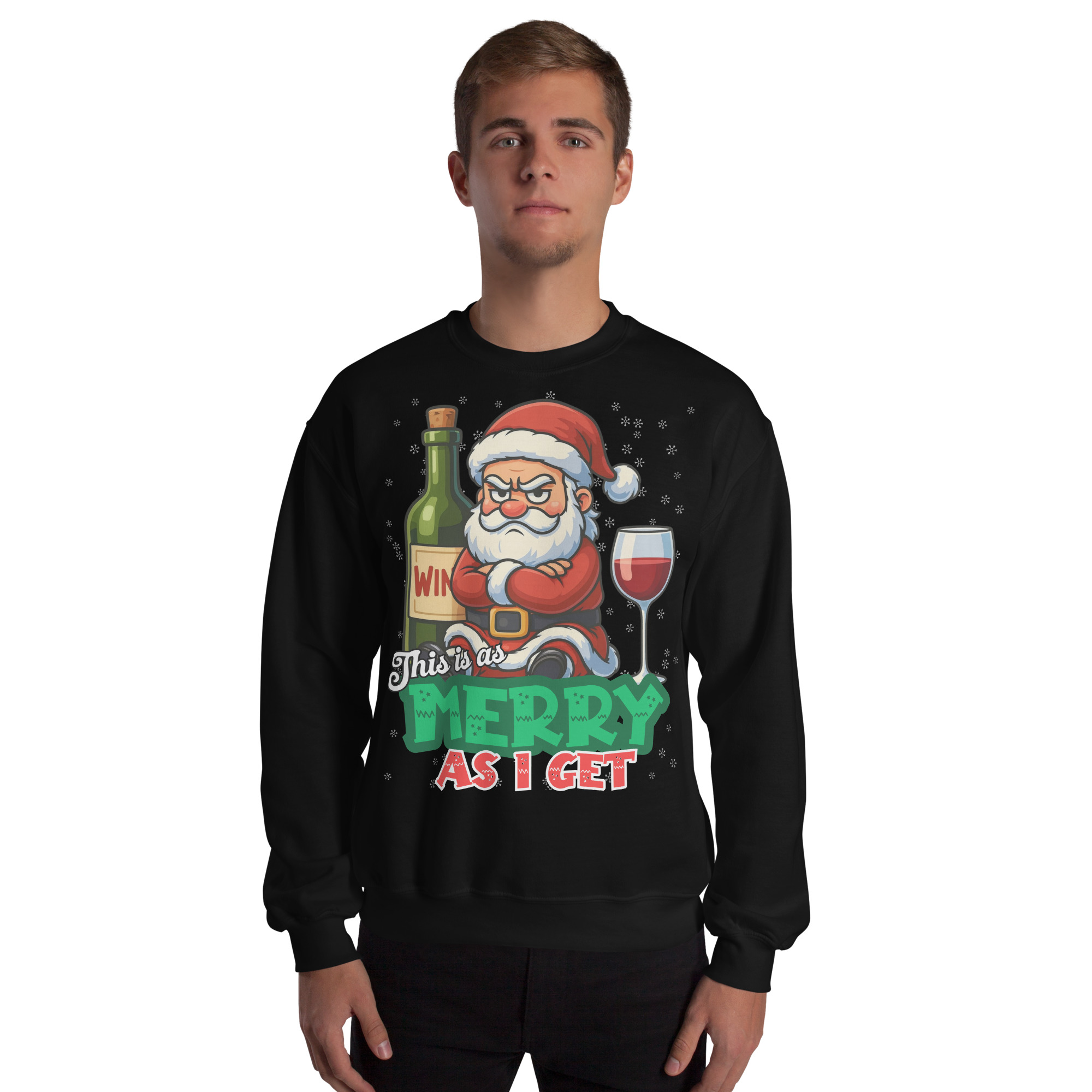 This Is As Merry As I Get Funny Christmas Jumper