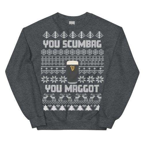 You Scumbag You Maggot Christmas Jumper Funny Pogues