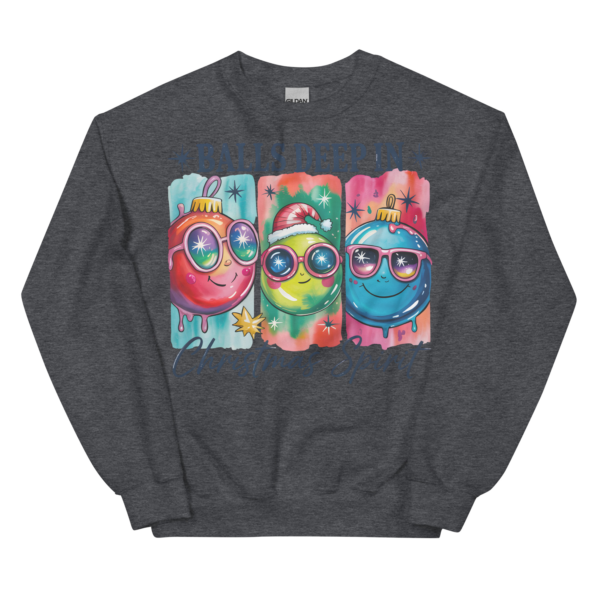 Balls Deep In Christmas Spirit – Rude Christmas Jumpers