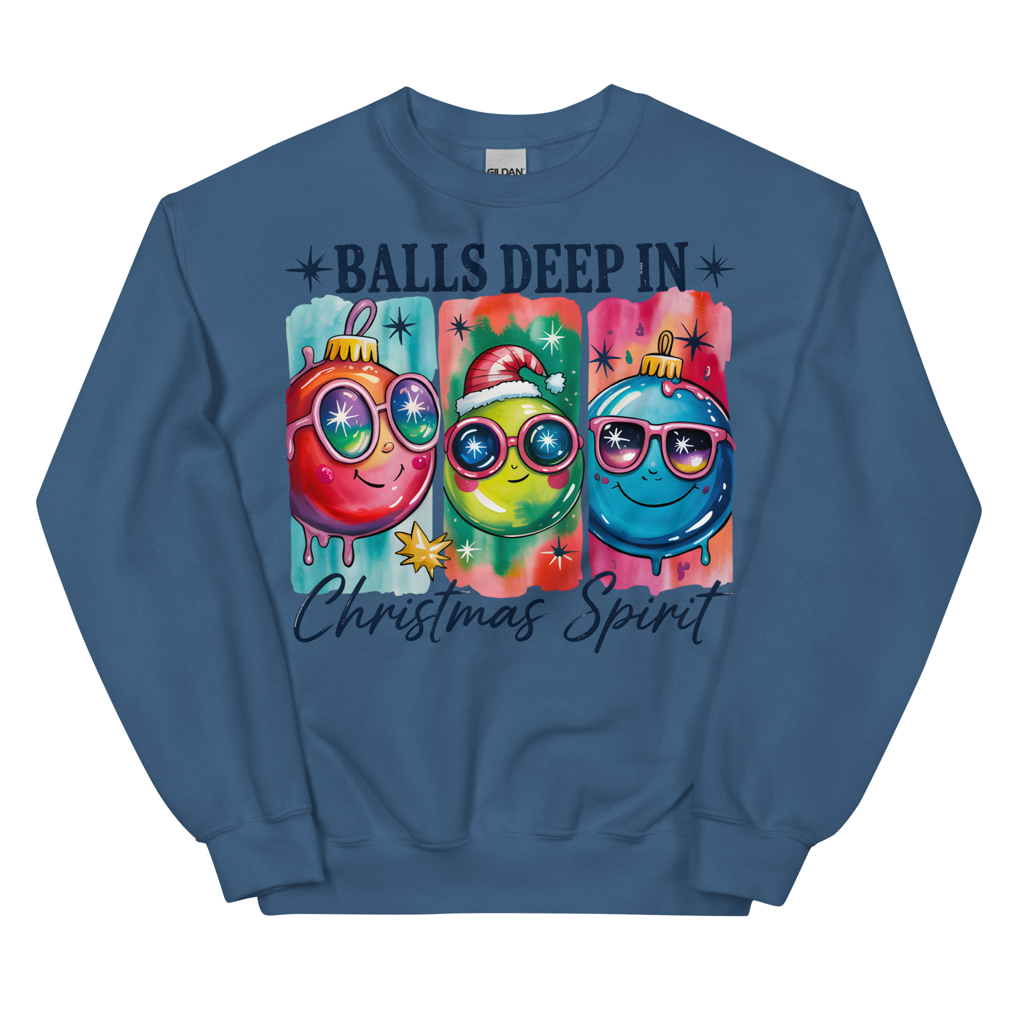 Balls Deep In Christmas Spirit – Rude Christmas Jumpers