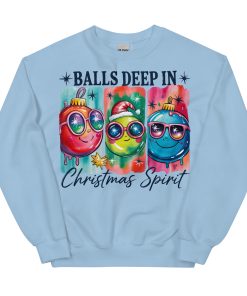 Balls Deep In Christmas Spirit – Rude Christmas Jumpers