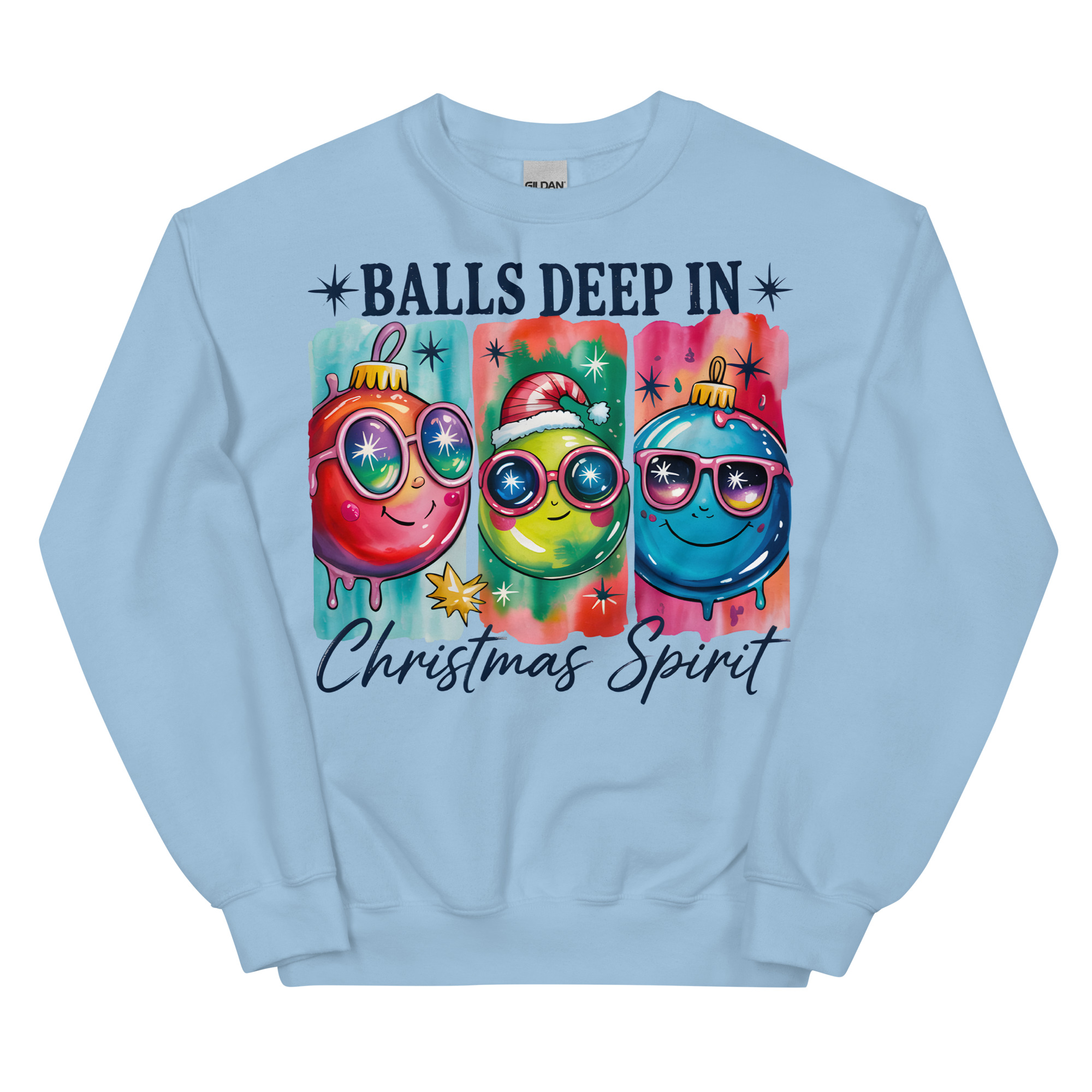 Balls Deep In Christmas Spirit – Rude Christmas Jumpers