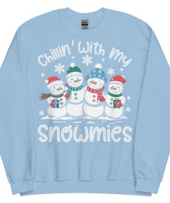 Chillin With My Snowmies Funny Christmas Jumpers