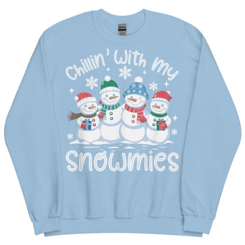 Chillin With My Snowmies Funny Christmas Jumpers