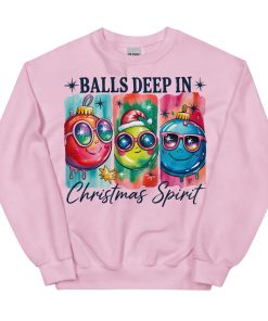 Balls Deep In Christmas Spirit – Rude Christmas Jumpers