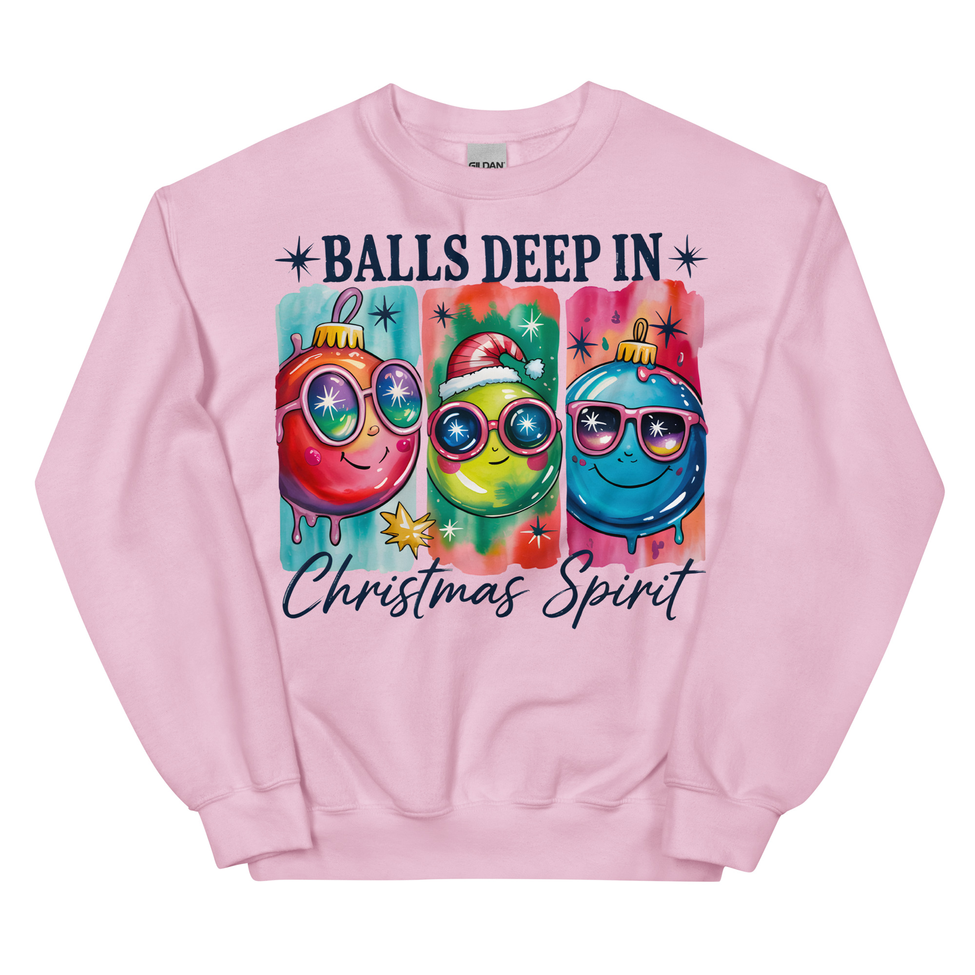 Balls Deep In Christmas Spirit – Rude Christmas Jumpers