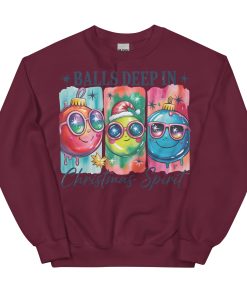Balls Deep In Christmas Spirit – Rude Christmas Jumpers