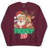 Merry AF – Funny Rude Cheeky Christmas Jumpers