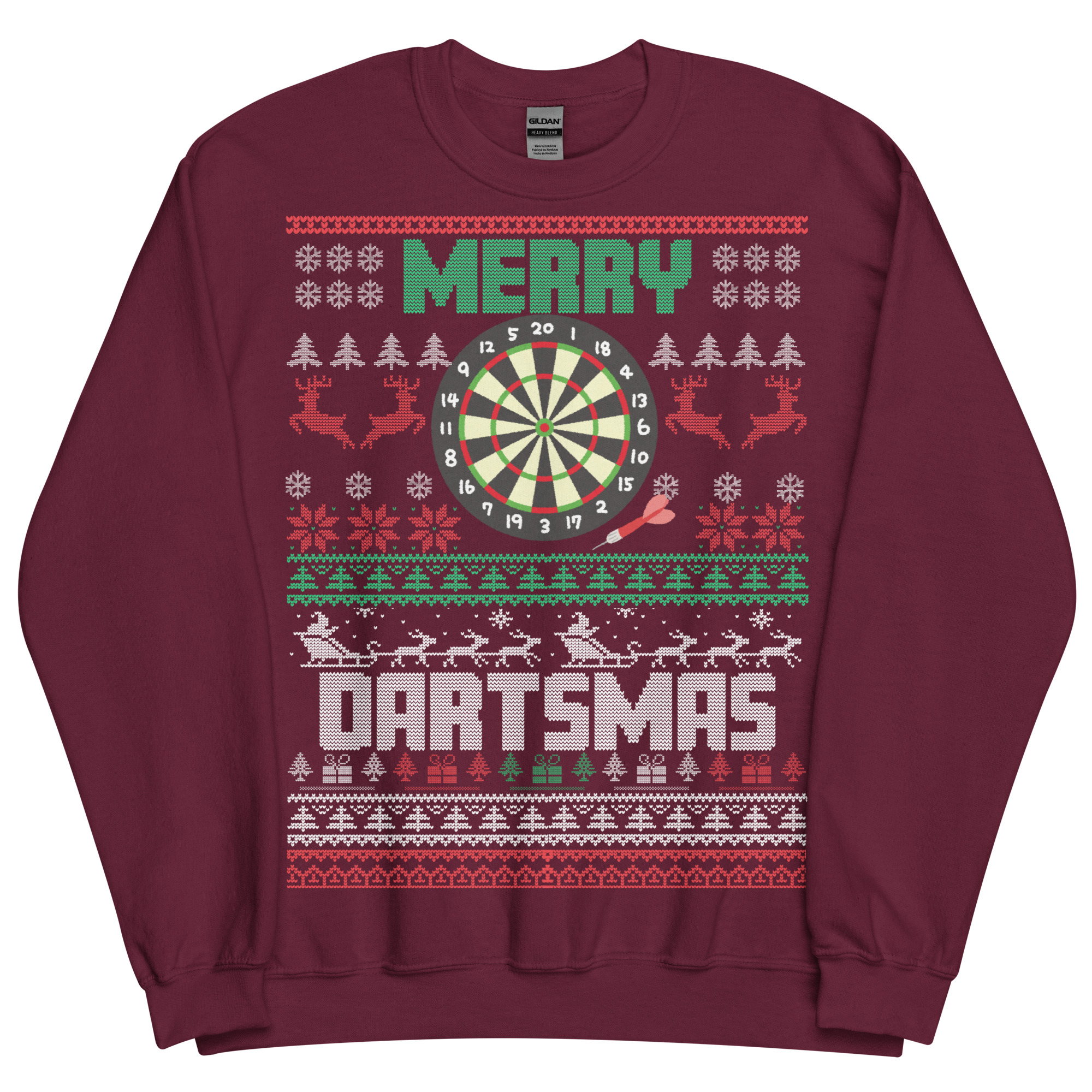 darts christmas jumper