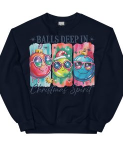 Balls Deep In Christmas Spirit – Rude Christmas Jumpers