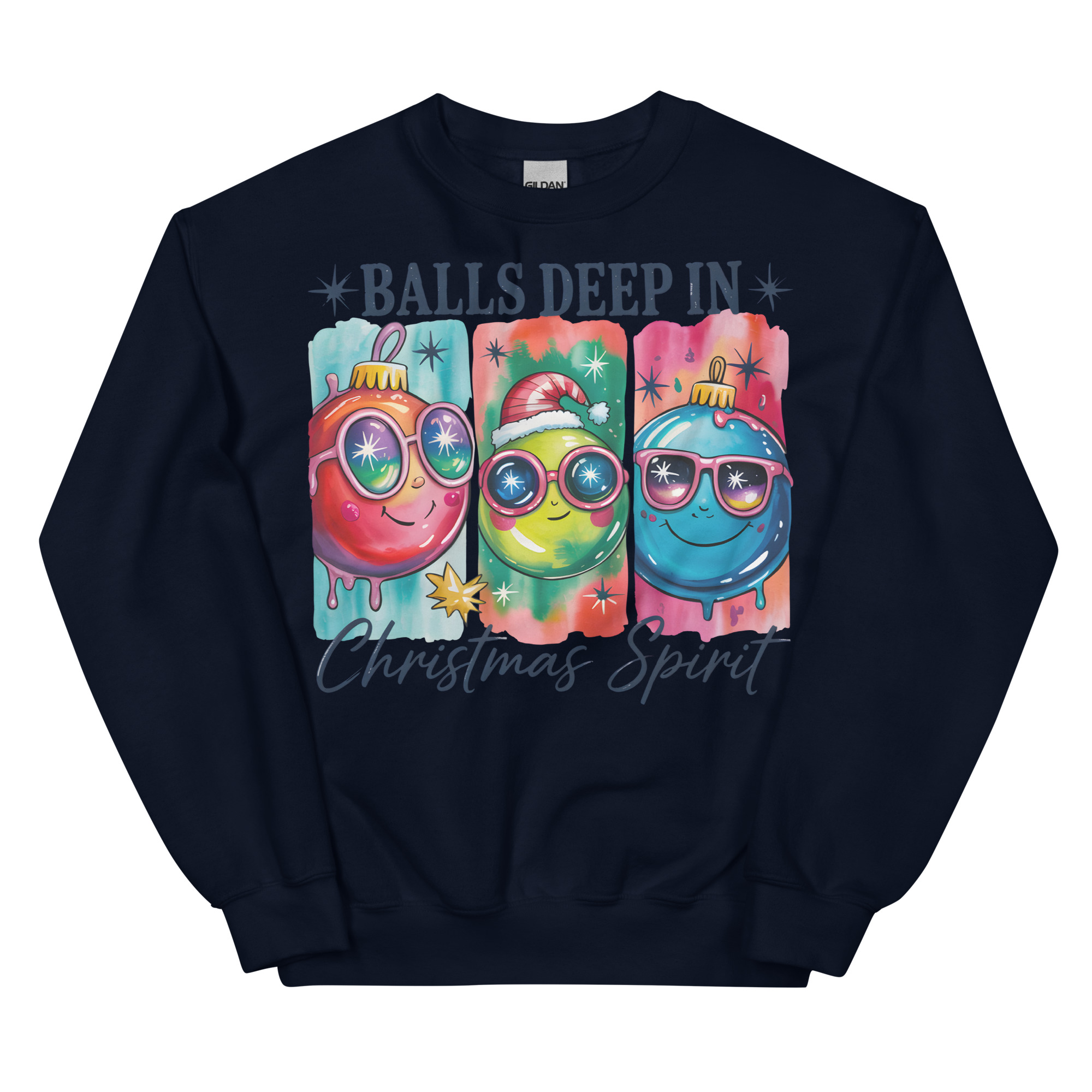 Balls Deep In Christmas Spirit – Rude Christmas Jumpers