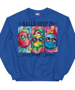 Balls Deep In Christmas Spirit – Rude Christmas Jumpers