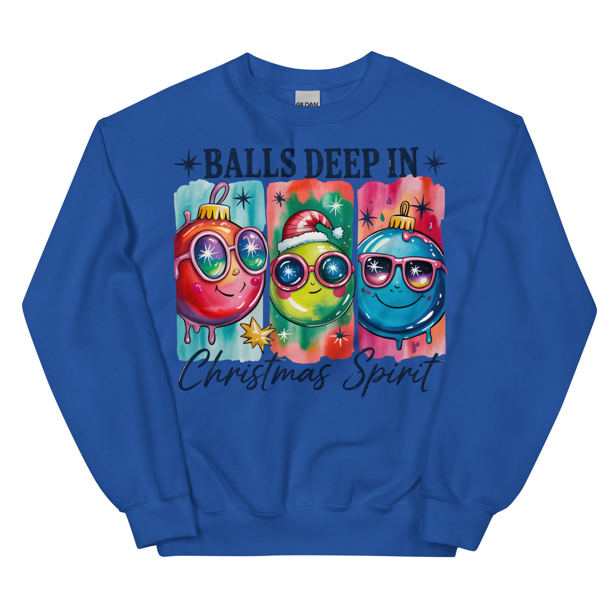 Balls Deep In Christmas Spirit – Rude Christmas Jumpers