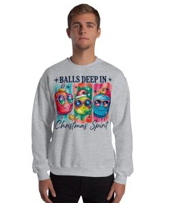 Balls Deep In Christmas Spirit – Rude Christmas Jumpers