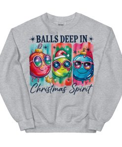 Balls Deep In Christmas Spirit – Rude Christmas Jumpers