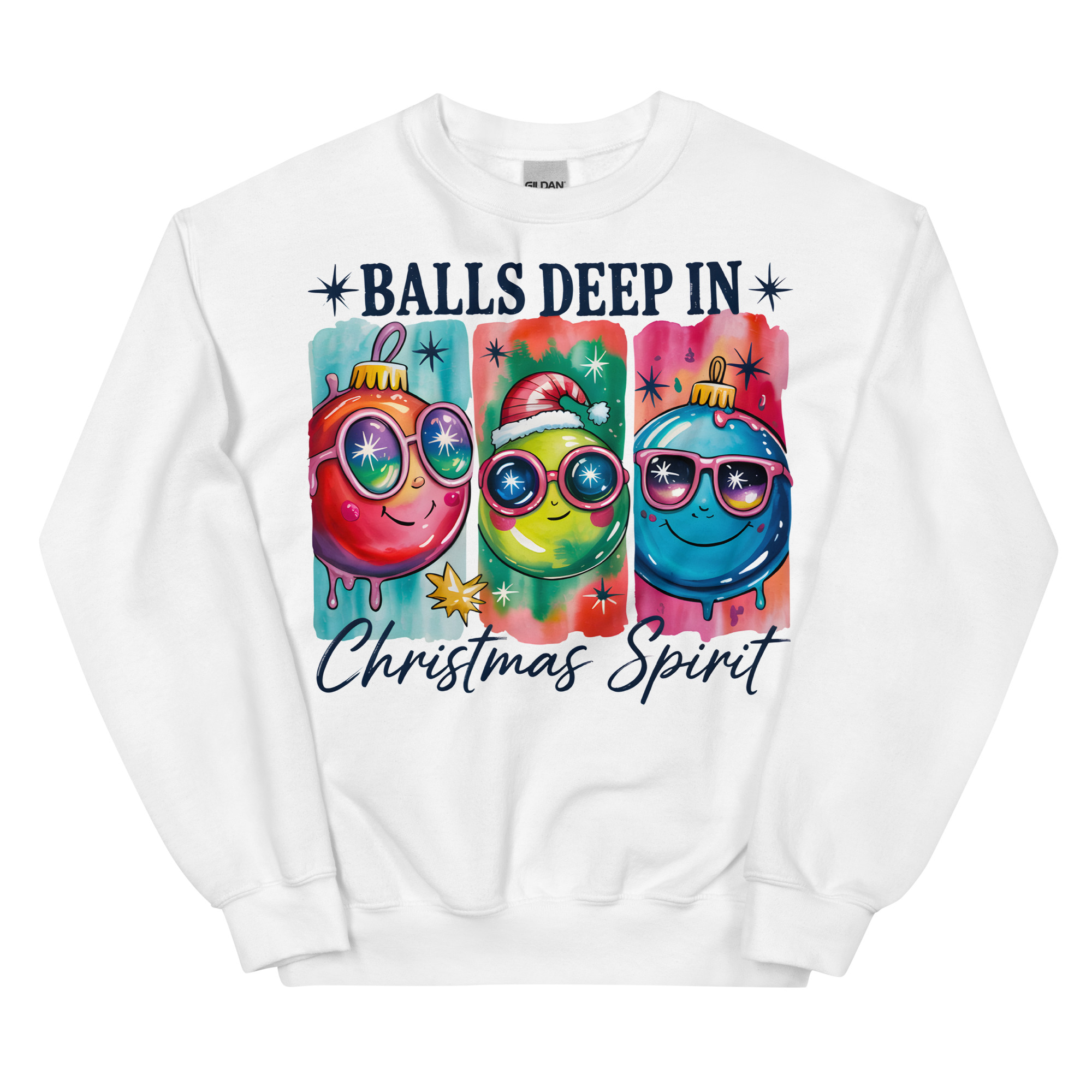 Balls Deep In Christmas Spirit – Rude Christmas Jumpers