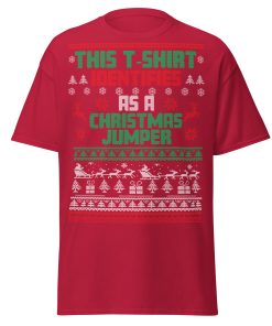 This T-Shirt Identifies As A Christmas Jumper