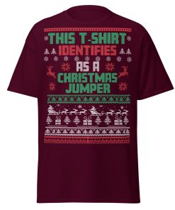 This T-Shirt Identifies As A Christmas Jumper