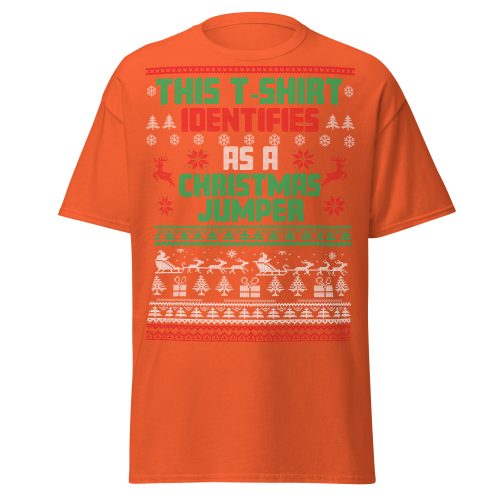 This T-Shirt Identifies As A Christmas Jumper