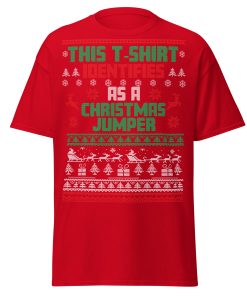 This T-Shirt Identifies As A Christmas Jumper