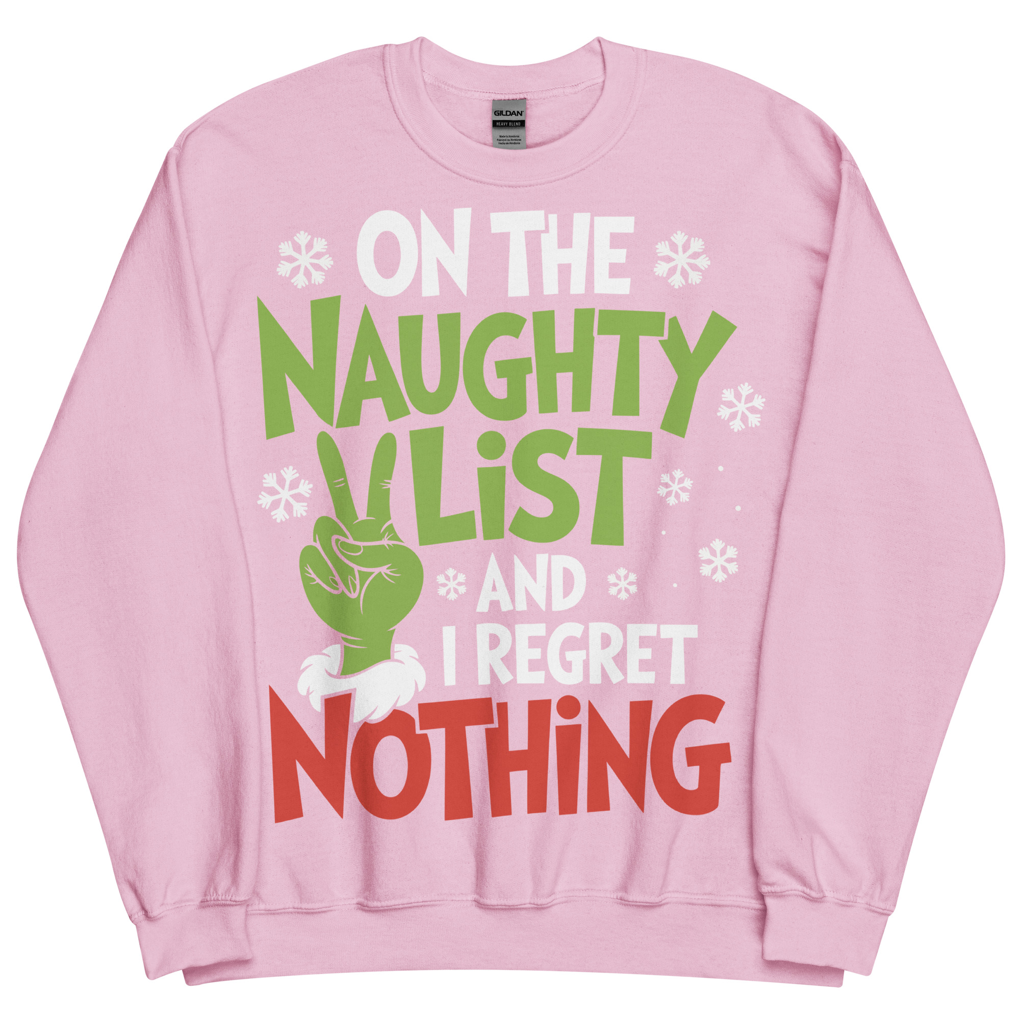 On The Naughty List And Regret Nothing Christmas T-shirt