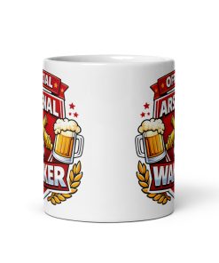 Arsenal Wanker Funny Banter Mug for Arsenal Fans