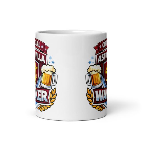Villa Wanker Funny Banter Mug for Aston Villa Fans
