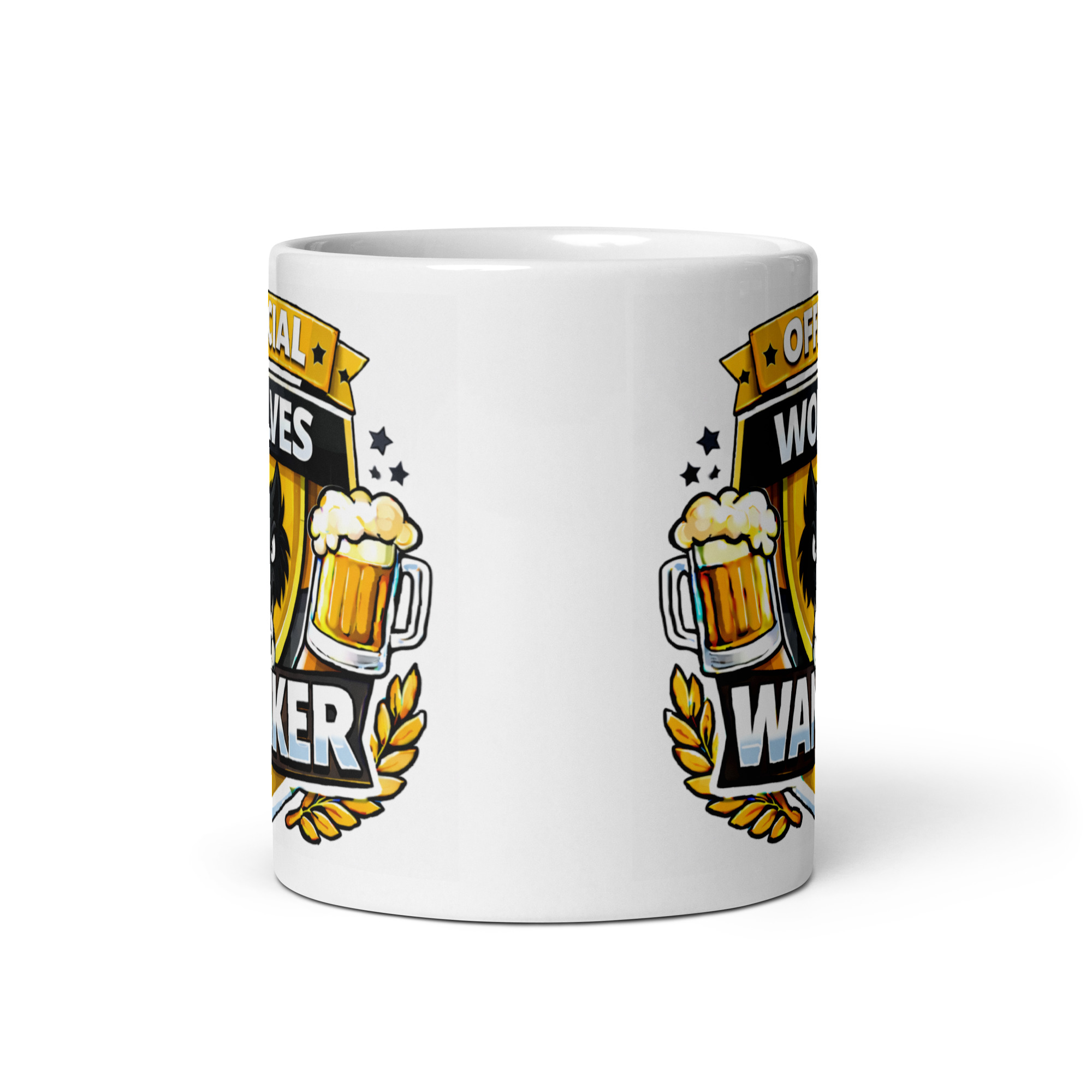 white-glossy-mug-white-11-oz-front-view-695266394b7b3.jpg Wolves Wanker Funny Banter Mug for Wolves Fans
