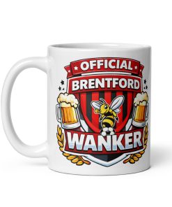 Brentford Wanker Funny Banter Mug for Brentford Fans