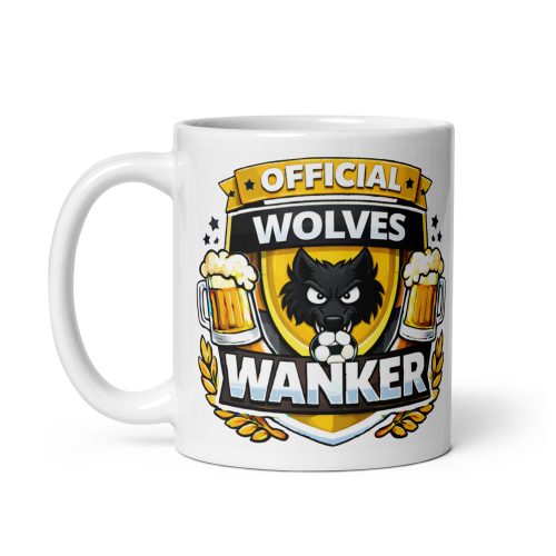 Wolves Wanker Funny Banter Mug for Wolves Fans