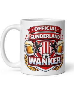 Sunderland Wanker Funny Banter Mug for Sunderland Fans