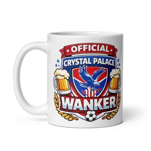 Crystal Palace Wanker Funny Banter Mug for Palace Fans