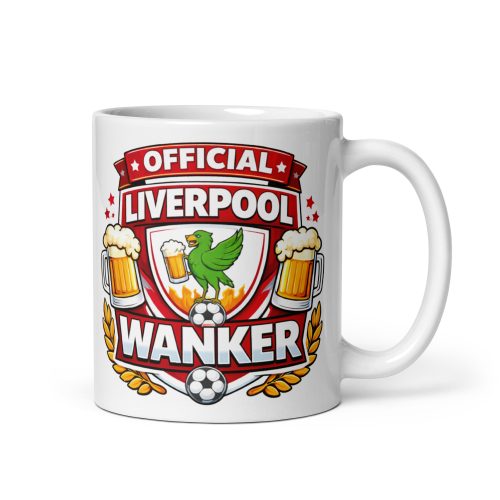 Liverpool Wanker Funny Banter Mug for Liverpool Fans