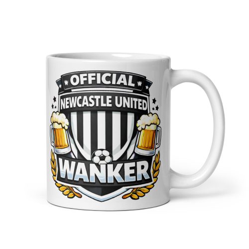 Newcastle Wanker Funny Banter Mug for Newcastle Fans