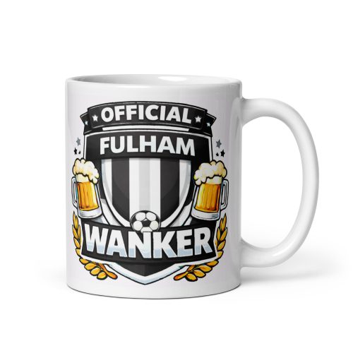 Fulham Wanker Funny Banter Mug for Fulham Fans