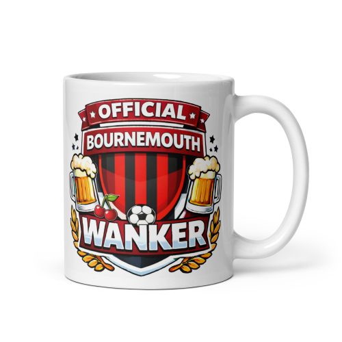 Bournemouth Wanker Funny Banter Mug for Bournemouth Fans