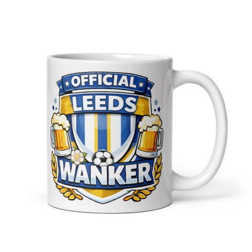 Leeds Wanker Funny Banter Mug for Leeds Fans