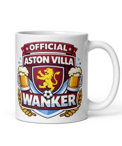 Villa Wanker Funny Banter Mug for Aston Villa Fans