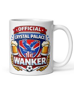 Crystal Palace Wanker Funny Banter Mug for Palace Fans