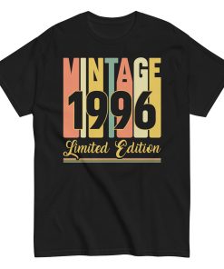 Vintage 1996 Limited Edition T-shirt Birthday Gift