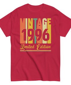 Vintage 1996 Limited Edition T-shirt Birthday Gift