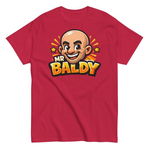 Mr Baldy T-shirt Funny Gift For Bald Men